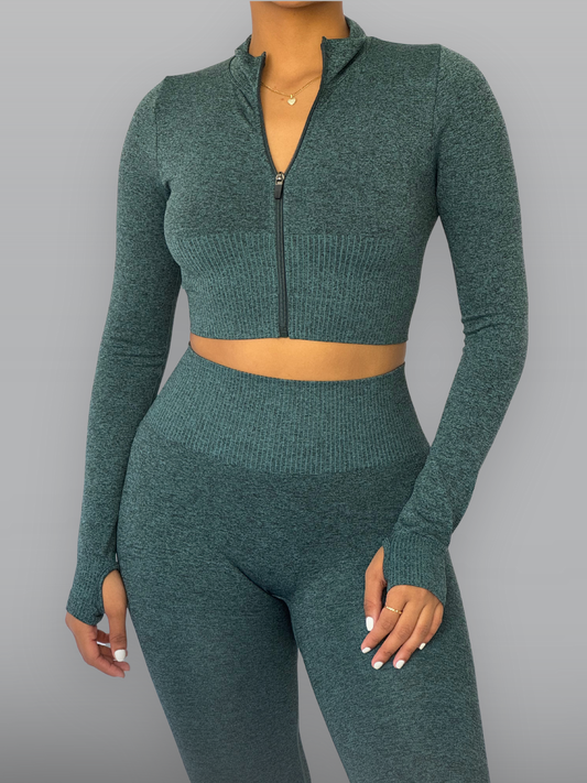 Set Verde Cremallera