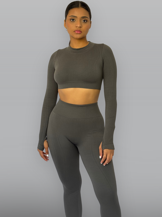 Set Buzo Julieta Gris