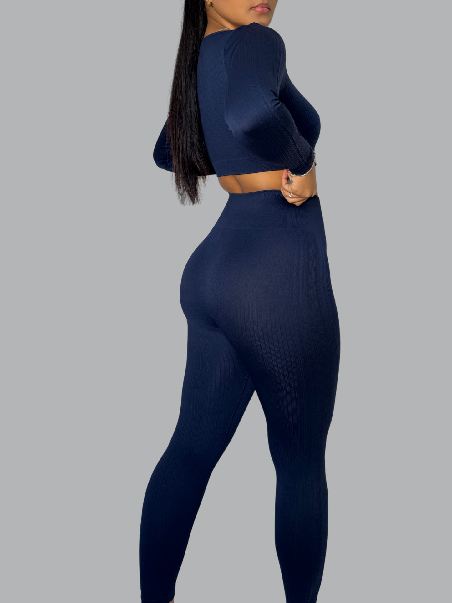 Set Buzo Seamless Azul