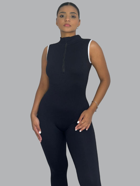 Enterizo Largo Elegant Negro