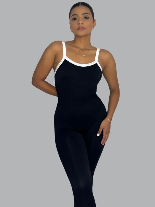 Enterizo Largo Isabel Negro