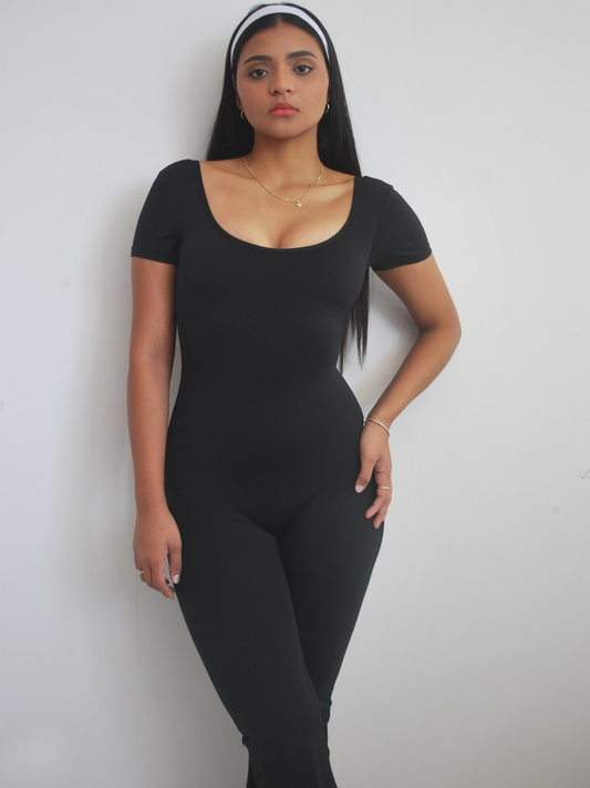 Enterizo Largo Clasic Negro