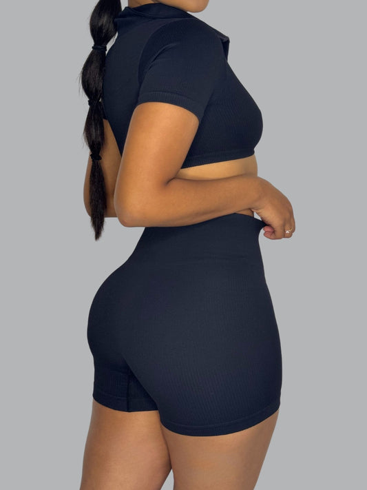 Set Corto Tenista Negro