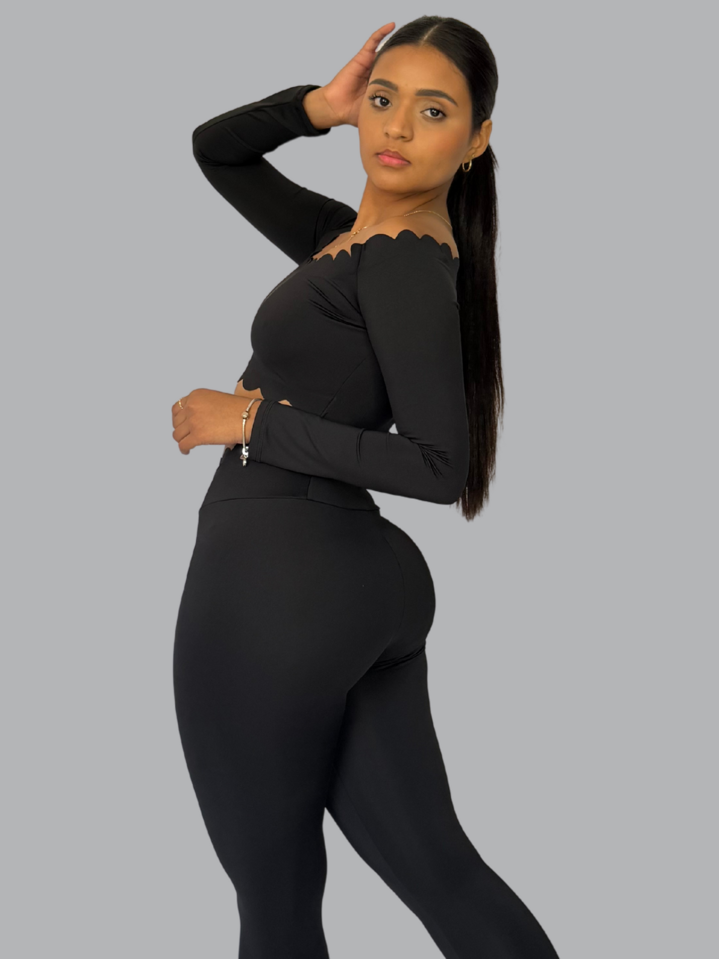 Set Largo Encanto Negro
