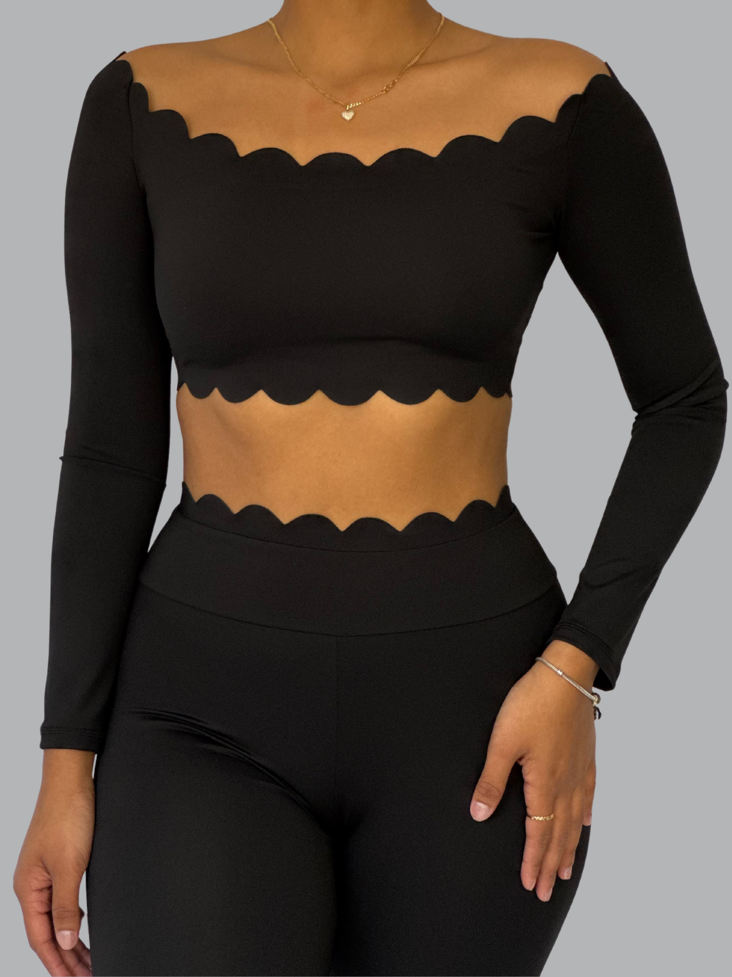 Set Largo Encanto Negro