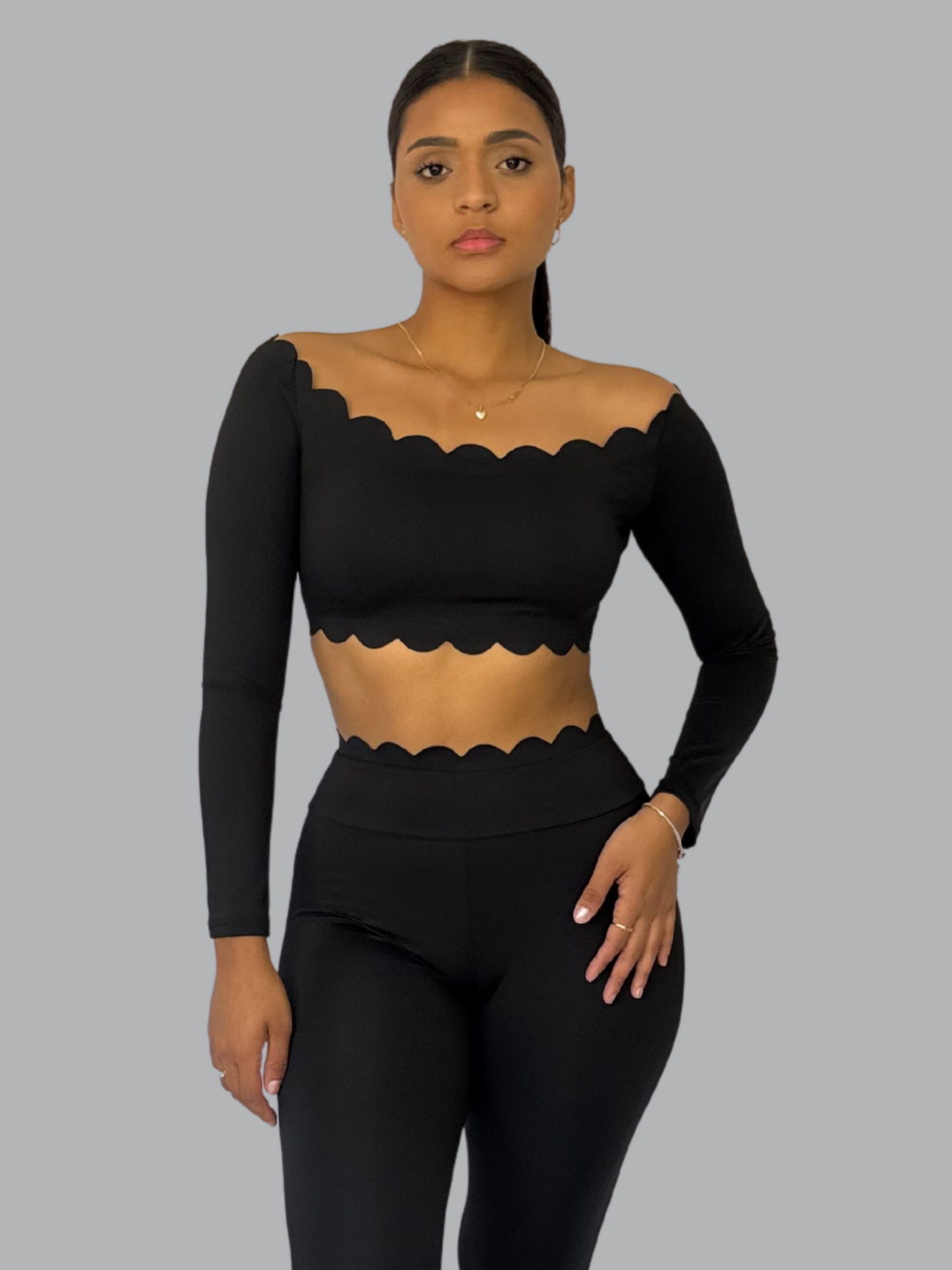 Set Largo Encanto Negro