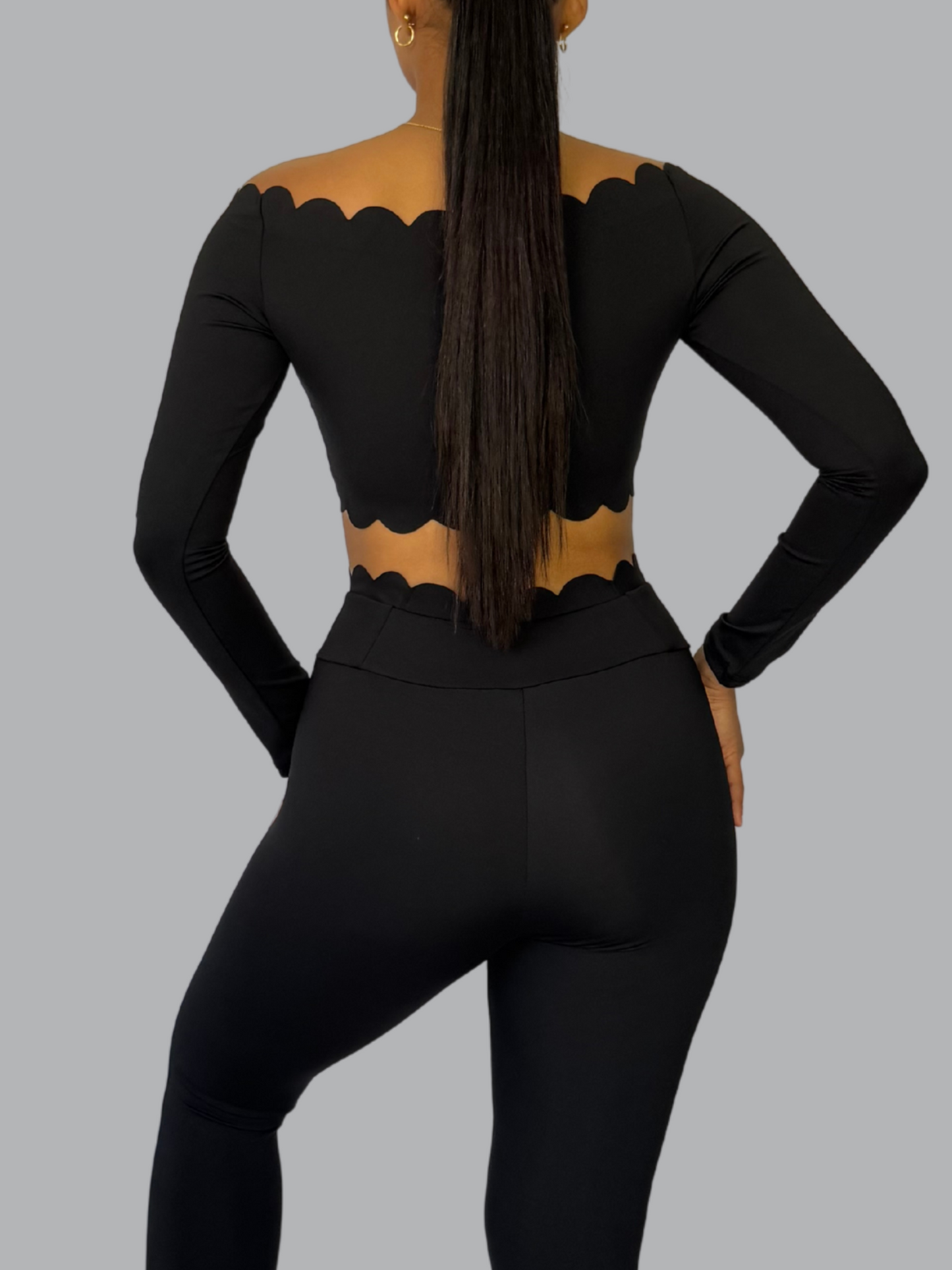 Set Largo Encanto Negro