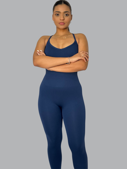 Enterizo Contour Azul