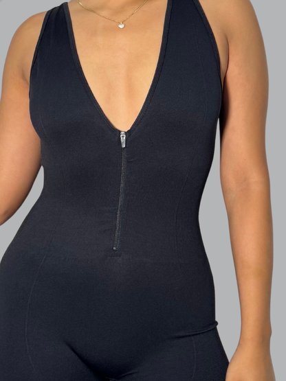 Enterizo Corto Marie Negro