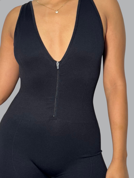 Enterizo Corto Marie Negro