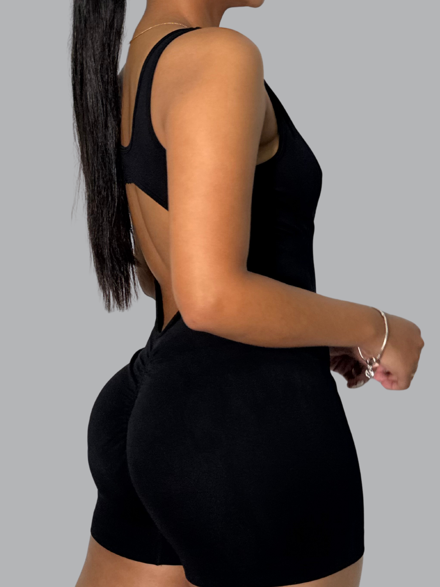 Enterizo Corto Marie Negro