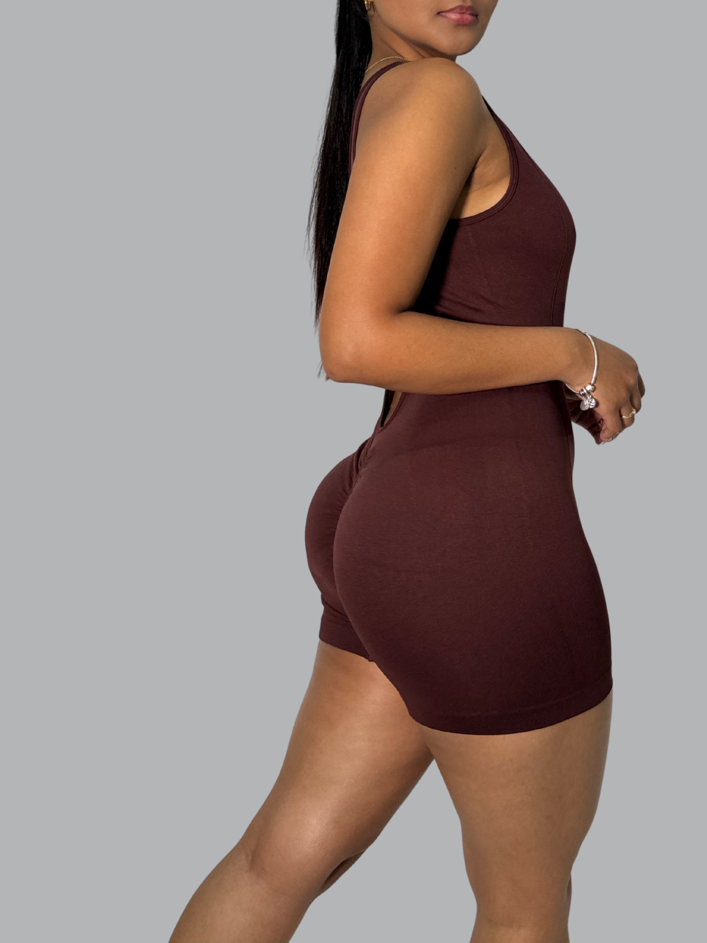 Enterizo Corto Marie Cafe