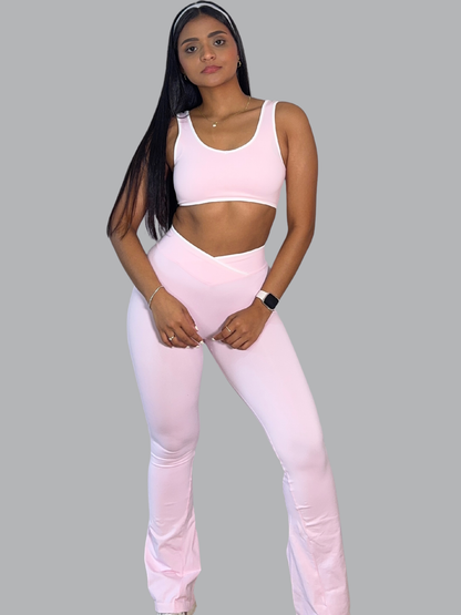 Set Bota Ancha Pink