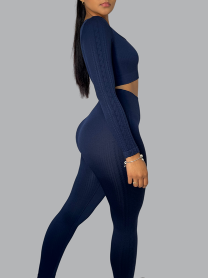 Set Buzo Seamless Azul