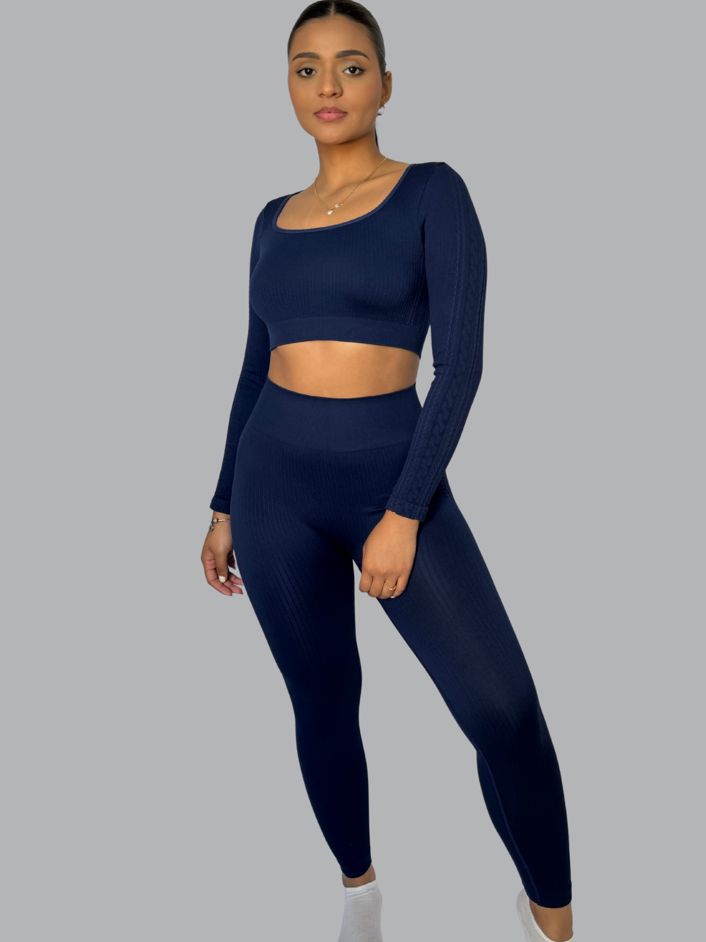 Set Buzo Seamless Azul