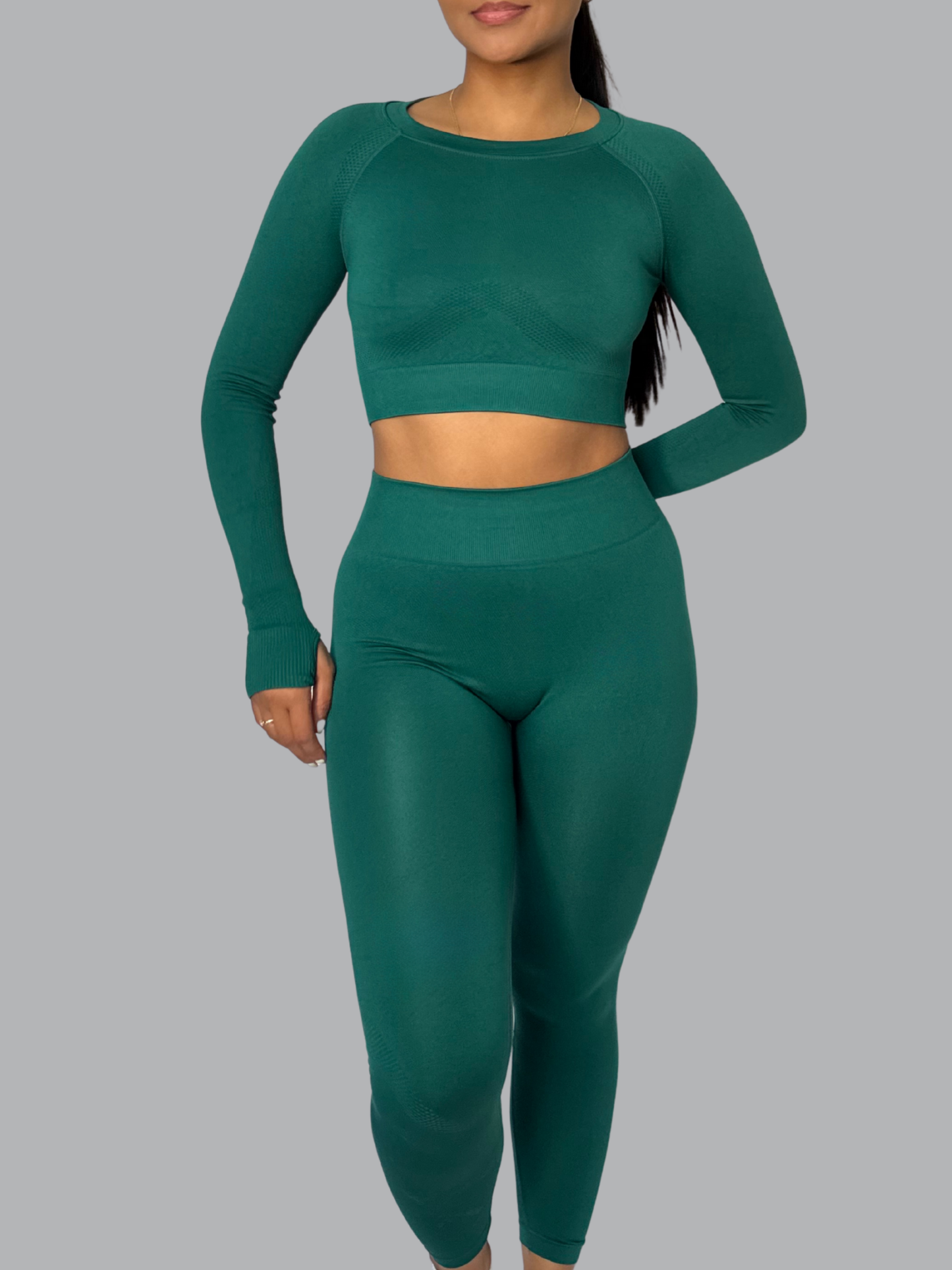 Set Buzo Verde Push Up