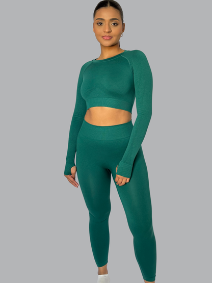 Set Buzo Verde Push Up