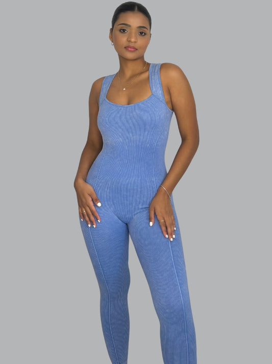 Enterizo Seamless Baby Blue