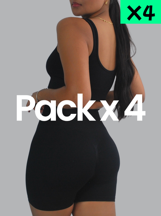 Pack x4 Negro