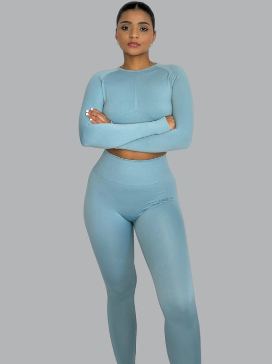 Set Buzo Baby Blue