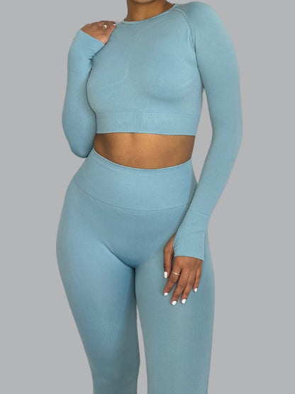 Set Buzo Baby Blue